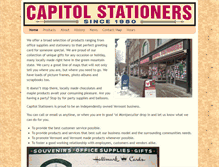 Tablet Screenshot of capitolstationers.com